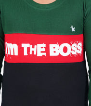 Load image into Gallery viewer, Kiddeo Boys Fullsleeve Colourblock T-shirts(C)