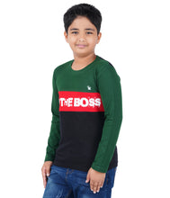 Load image into Gallery viewer, Kiddeo Boys Fullsleeve Colourblock T-shirts(C)