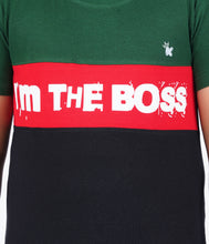 Load image into Gallery viewer, Kiddeo Boys Halfsleeve Colourblock T-shirts(C)