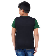 Load image into Gallery viewer, Kiddeo Boys Halfsleeve Colourblock T-shirts(C)