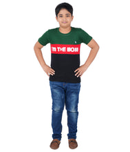 Load image into Gallery viewer, Kiddeo Boys Halfsleeve Colourblock T-shirts(C)