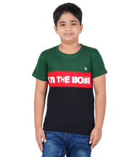 Load image into Gallery viewer, Kiddeo Boys Halfsleeve Colourblock T-shirts(C)