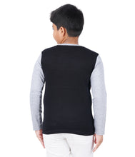 Load image into Gallery viewer, Kiddeo Boys Fullsleeve Colourblock T-shirts(C)