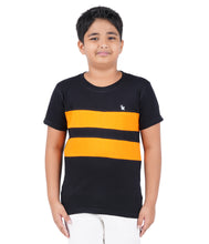 Load image into Gallery viewer, Kiddeo Boys Halfsleeve Colourblock T-shirts(F)