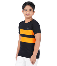 Load image into Gallery viewer, Kiddeo Boys Halfsleeve Colourblock T-shirts(F)