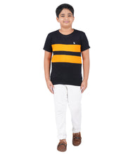 Load image into Gallery viewer, Kiddeo Boys Halfsleeve Colourblock T-shirts(F)