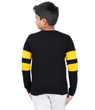 Load image into Gallery viewer, Kiddeo Boys Fullsleeve Colourblock T-shirts(F)
