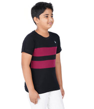 Load image into Gallery viewer, Kiddeo Boys Halfsleeve Colourblock T-shirts(F)