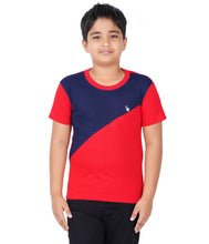 Load image into Gallery viewer, Kiddeo Boys Halfsleeve Colourblock T-shirts(E)