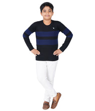 Load image into Gallery viewer, Kiddeo Boys Fullsleeve Colourblock T-shirts(F)