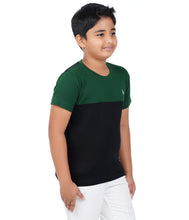 Load image into Gallery viewer, Kiddeo Boys Halfsleeve Colourblock T-shirts(A)