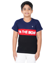 Load image into Gallery viewer, Kiddeo Boys Halfsleeve Colourblock T-shirts(C)