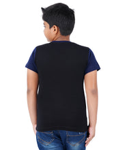 Load image into Gallery viewer, Kiddeo Boys Halfsleeve Colourblock T-shirts(A)