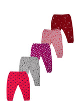 Load image into Gallery viewer, Kiddeo BabyBoys & Girls Cotton Printed Pants(pack of 5)