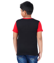 Load image into Gallery viewer, Kiddeo Boys Halfsleeve Colourblock T-shirts(A)
