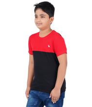 Load image into Gallery viewer, Kiddeo Boys Halfsleeve Colourblock T-shirts(A)
