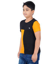Load image into Gallery viewer, Kiddeo Boys Halfsleeve Colourblock T-shirts(D)
