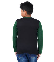 Load image into Gallery viewer, Kiddeo Boys Fullsleeve Colourblock T-shirts(C)
