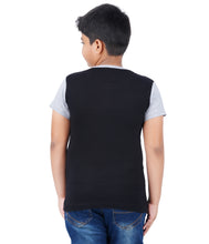 Load image into Gallery viewer, Kiddeo Boys Halfsleeve Colourblock T-shirts(A)
