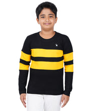 Load image into Gallery viewer, Kiddeo Boys Fullsleeve Colourblock T-shirts(F)
