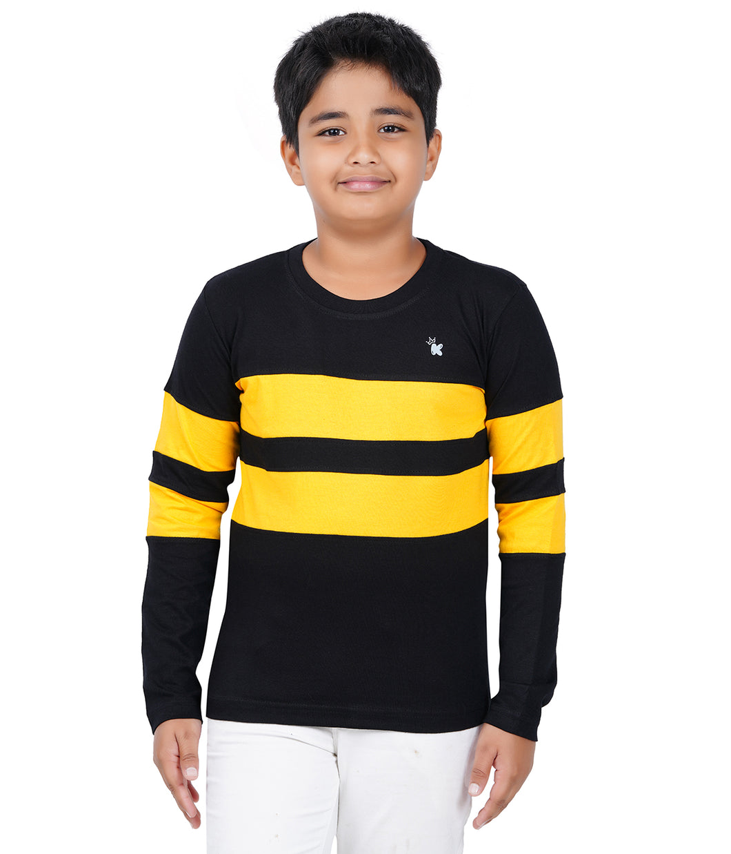 Kiddeo Boys Fullsleeve Colourblock T-shirts(F)