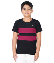 Load image into Gallery viewer, Kiddeo Boys Halfsleeve Colourblock T-shirts(F)
