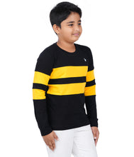 Load image into Gallery viewer, Kiddeo Boys Fullsleeve Colourblock T-shirts(F)
