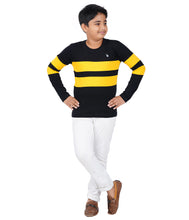 Load image into Gallery viewer, Kiddeo Boys Fullsleeve Colourblock T-shirts(F)
