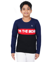 Load image into Gallery viewer, Kiddeo Boys Fullsleeve Colourblock T-shirts(C)
