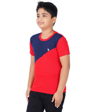 Load image into Gallery viewer, Kiddeo Boys Halfsleeve Colourblock T-shirts(E)
