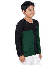 Load image into Gallery viewer, Kiddeo Boys Fullsleeve Colourblock T-shirts(D)
