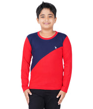 Load image into Gallery viewer, Kiddeo Boys Fullsleeve Colourblock T-shirts(E)
