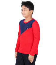 Load image into Gallery viewer, Kiddeo Boys Fullsleeve Colourblock T-shirts(E)
