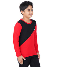 Load image into Gallery viewer, Kiddeo Boys Fullsleeve Colourblock T-shirts(E)
