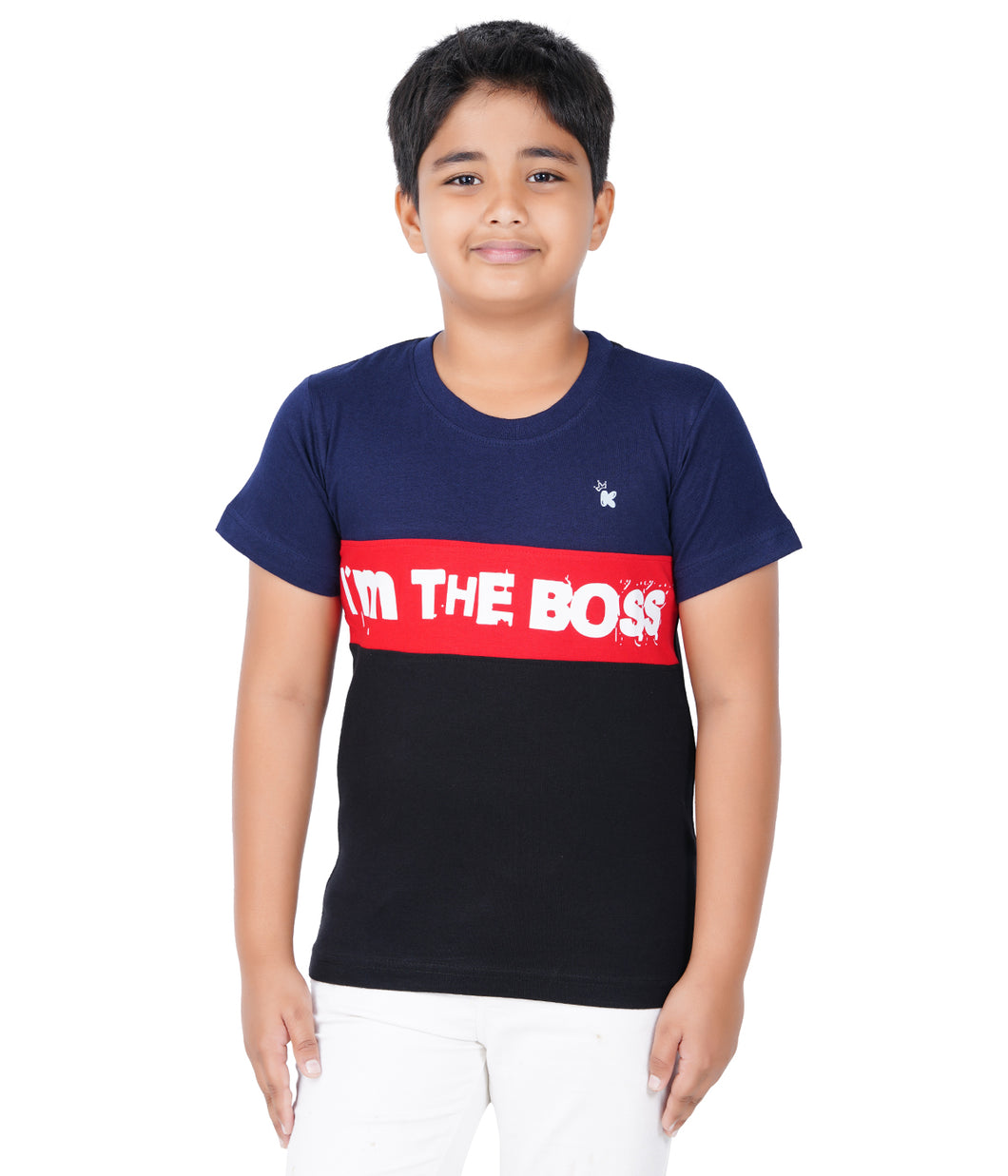 Kiddeo Boys Halfsleeve Colourblock T-shirts(C)