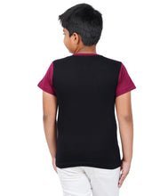 Load image into Gallery viewer, Kiddeo Boys Halfsleeve Colourblock T-shirts(A)
