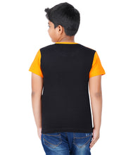 Load image into Gallery viewer, Kiddeo Boys Halfsleeve Colourblock T-shirts(A)
