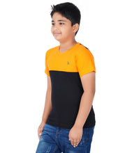 Load image into Gallery viewer, Kiddeo Boys Halfsleeve Colourblock T-shirts(A)
