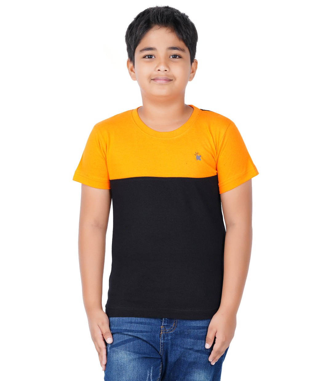 Kiddeo Boys Halfsleeve Colourblock T-shirts(A)