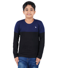 Load image into Gallery viewer, Kiddeo Boys Fullsleeve Colourblock T-shirts(A)
