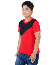 Load image into Gallery viewer, Kiddeo Boys Halfsleeve Colourblock T-shirts(E)
