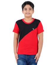 Load image into Gallery viewer, Kiddeo Boys Halfsleeve Colourblock T-shirts(E)
