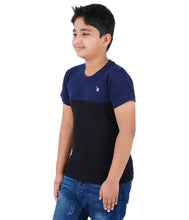 Load image into Gallery viewer, Kiddeo Boys Halfsleeve Colourblock T-shirts(A)
