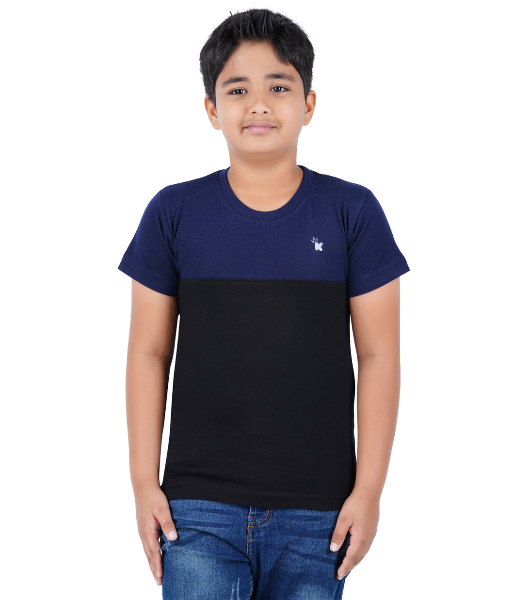 Kiddeo Boys Halfsleeve Colourblock T-shirts(A)