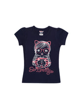 Load image into Gallery viewer, Kiddeo Girls HalfSleeve T-shirts(C2)(Pack of 5)
