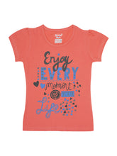 Load image into Gallery viewer, Kiddeo Girls HalfSleeve T-shirts(C6)(Pack of 5)
