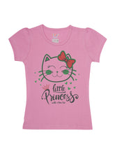 Load image into Gallery viewer, Kiddeo Girls HalfSleeve T-shirts(C6)(Pack of 5)
