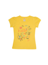 Load image into Gallery viewer, Kiddeo Girls HalfSleeve T-shirts(C3)(Pack of 5)
