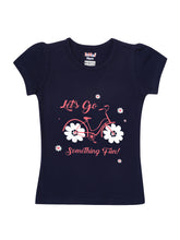 Load image into Gallery viewer, Kiddeo Girls HalfSleeve T-shirts(C6)(Pack of 5)

