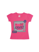 Load image into Gallery viewer, Kiddeo Girls HalfSleeve T-shirts(C3)(Pack of 5)
